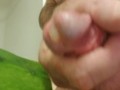 Fucking a cucumber (Cum)