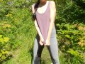 Wetting My Leggings On the Long Hike