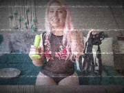 Bonni B Good Reviews Mr. Hankey's Original "Cyrus King" Dildo!