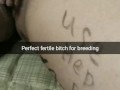 My wife is perfect breeding slut for strangers [Cuckold. Snapchat]