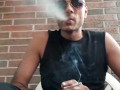 FUNBOYY SOLO SERIES-  Stripping down and big cock play while I smoke on hotel balcony 