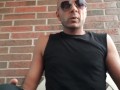 FUNBOYY SOLO SERIES-  Stripping down and big cock play while I smoke on hotel balcony 