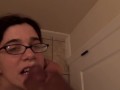 My Slut Wife Fucks a Hard Black Cock in Motel Bathroom