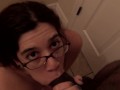 My Slut Wife Fucks a Hard Black Cock in Motel Bathroom