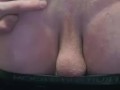 Anal gape training with ball
