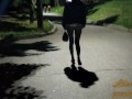 Naked walks in the city at night. Full version. In pantyhose and without. Many witnesses.