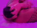 Hot Teen FUCKING ALL HOLES with HUGE DILDOS / Anal Fisting / HUGE SQUIRT