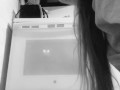 Black and White Booty Tease