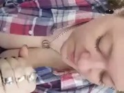 Big Titty GF Blows Me in the Woods