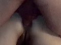 Young man pumping his load into mature hot wife’s ass