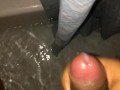 Nutting a fat load in the shower 