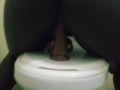 Very First Big Dildo Ride Big Ass Ebony Slut In Bathroom - Ashaichious