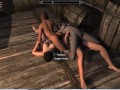 Lesbian Orgy In The Castle Palace! | Skyrim sex mods, Porno Game 3d