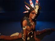 Tribal teen makes him cum 3 times - Wildlife game