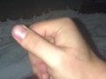 Stroking Hard Uncut Dick To Intense Big Load Orgasm 