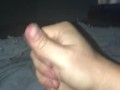 Stroking Hard Uncut Dick To Intense Big Load Orgasm 