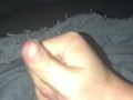Stroking Hard Uncut Dick To Intense Big Load Orgasm 