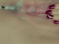 real creampie after hot and hard sex 