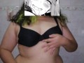 Chubby girl dancing