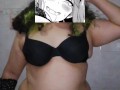Chubby girl dancing