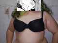 Chubby girl dancing