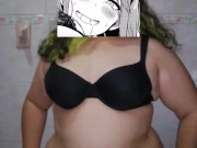 Chubby girl dancing