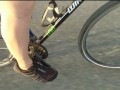 Sexy in Feinstrumpfhose auf der Radtour 2020