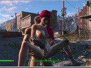 Red-haired Alice. Sex adventure of a beautiful girl in the Fallout 4 world | Porno game