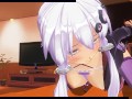 3D HENTAI Yuzuki Yukari Lets Cum In Her Pussy