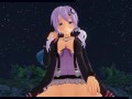 3D HENTAI POV Yuzuki Yukari rides your cock in the garden