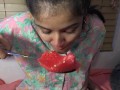 Ang Sarap! Filipina Babe Eats Watermelon With Giant Spoon