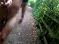 Nude walk on public cycle track