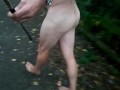 Nude walk on public cycle track