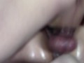 She squirted twice while I gave her creampies in her pussy then her ass