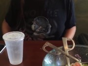 Quick Restaurant Boob Flash