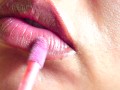 Pink Lips: Light Lip Gloss Fetish