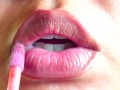 Pink Lips: Light Lip Gloss Fetish