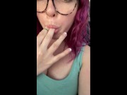 Naughty Slut Masturbates in Busy Walmart Parking Lot & Orgasms