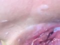 Cumming all over a really pretty Amazon delivery driver