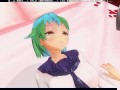 3D HENTAI yuri Earth-chan and Moon-chan fuck and cum
