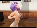 3D HENTAI cute teen cute girl breastfeeding cock