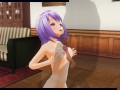 3D HENTAI cute teen cute girl breastfeeding cock
