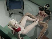 Harley Quinn Footjob and Foot Worship