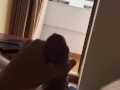 Window flash and cum for maid 