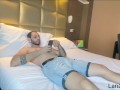 brunette italian girl gives amazing and intense blowjob in hotel - Lana DelRe