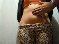 lashes on my belly my sagging belly moves sexy my stomach is excited by the movements of my skin