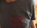 I Love Wearing His T-Shirt While He Fucks Me - Real Amateur Kitten