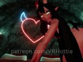 Sexy Red Devil Succubus Rides In POV Lap Dance in Sex Dungeon