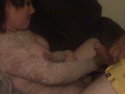 STEPDAUGHTER RIDES DADDY'S COCK AND LOVES IT