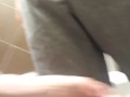 He Holds My Pussy While I Piss At The Urinal